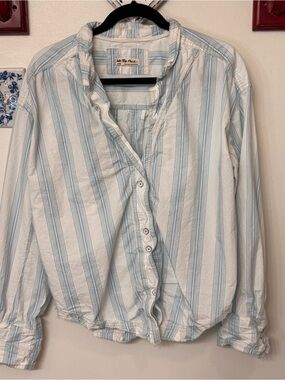 Free people striped button down